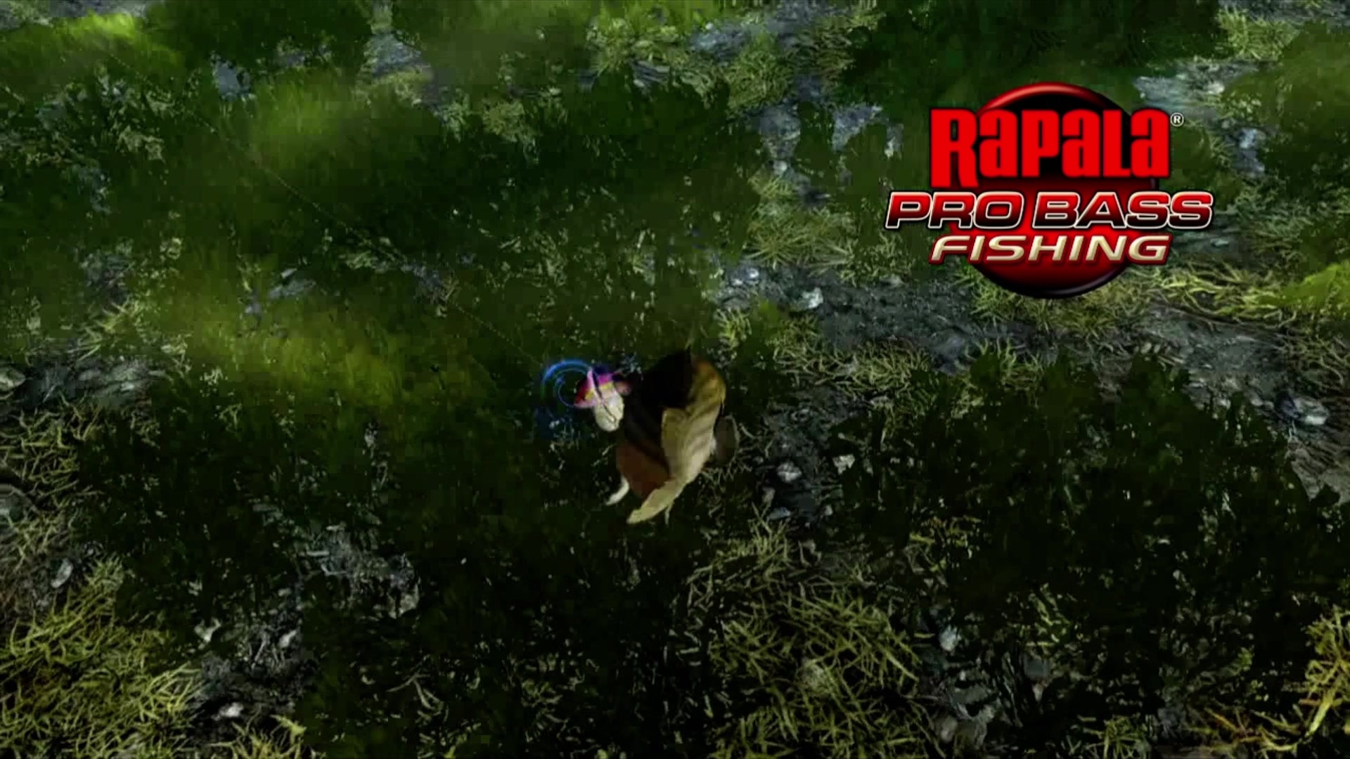Rapala Pro Bass Fishing title screen for Xbox 360
